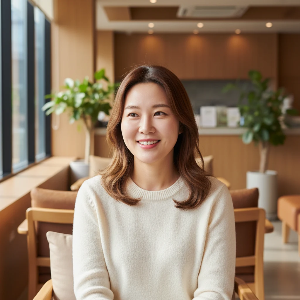 자연스럽게 회복된 볼륨과 환한 미소 — 필러 시술 후의 자연스러운 변화