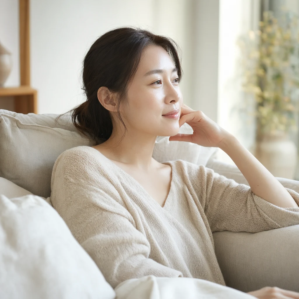 시술 후 이틀째, 진정 마스크와 보습으로 회복기를 보내는 모습