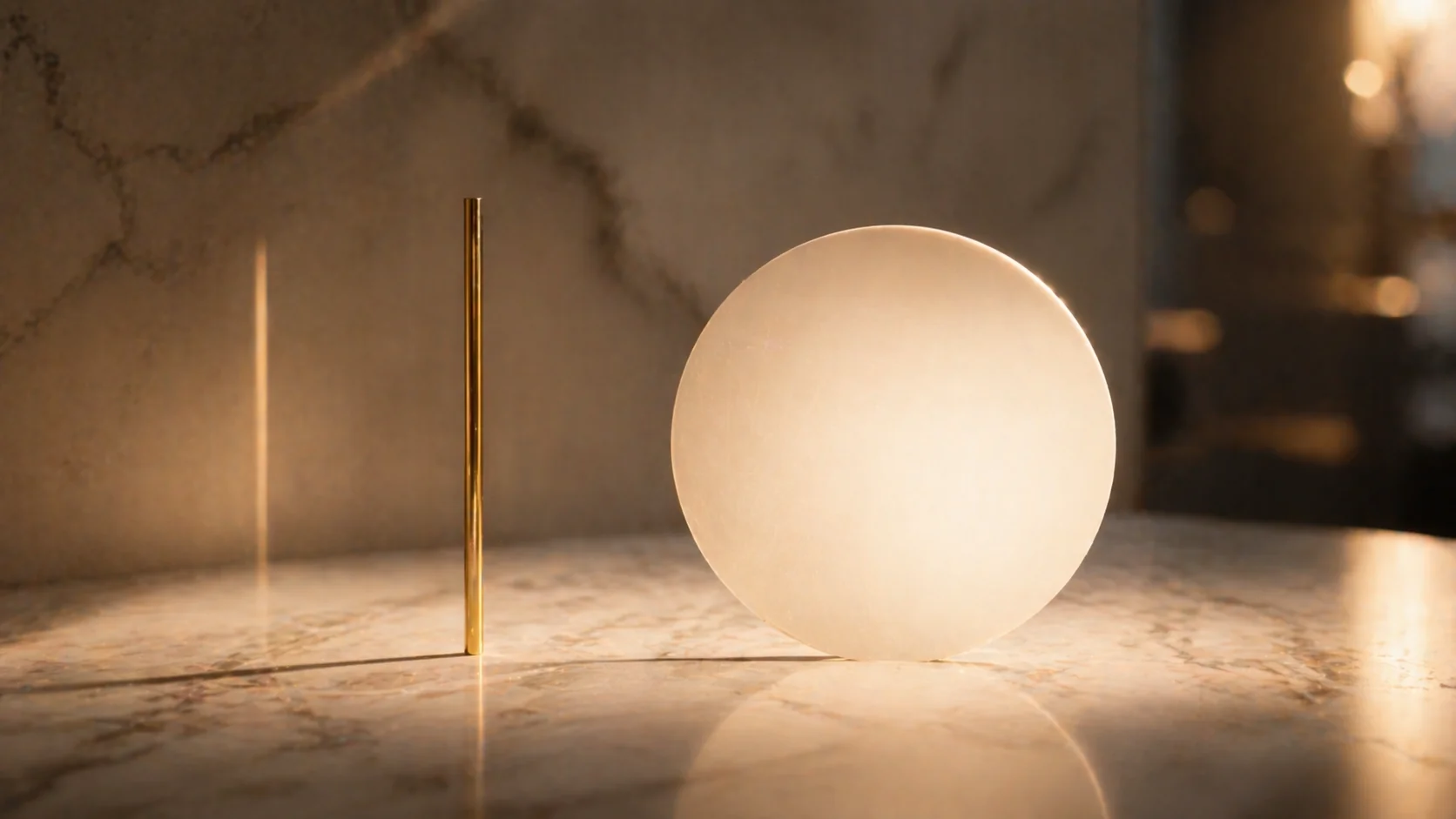 한 점으로 모이는 '선'과 전체 면적을 덮는 '면'의 차이를 보여주는 메타포 이미지